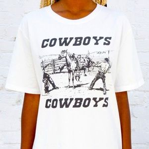 Brandy Melville Rita Cowboys Top Oversized Fit